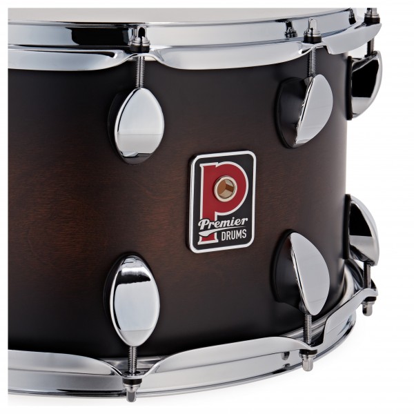 Premier Elite 14" x 8" Snare Drum, Walnut Satin Burst