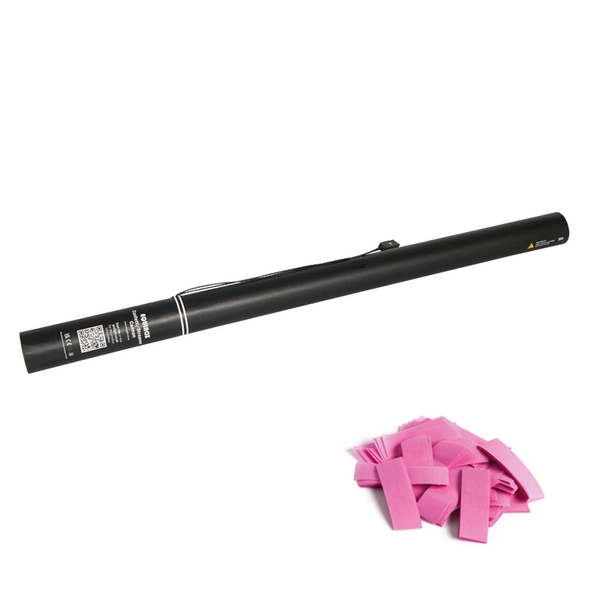 Click to view product details and reviews for 80cm Electric Confetti Cannon Pink.