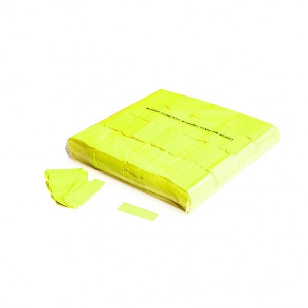 Magic FX 1kg Slowfall UV Confetti, Fluo Yellow