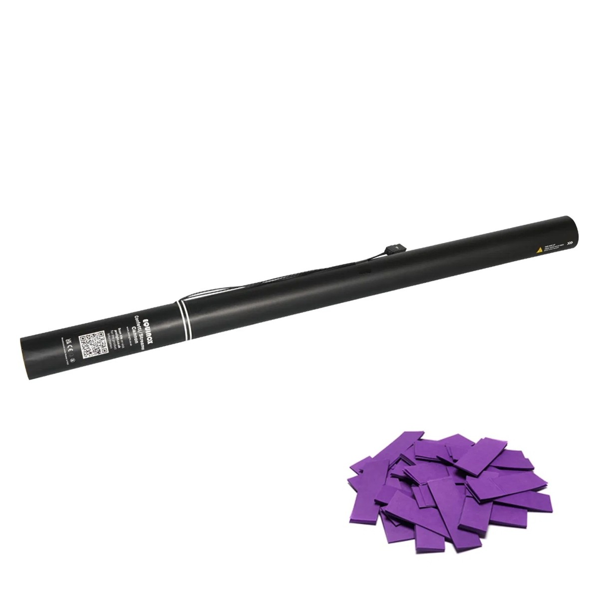 Click to view product details and reviews for 80cm Electric Confetti Cannon Purple.