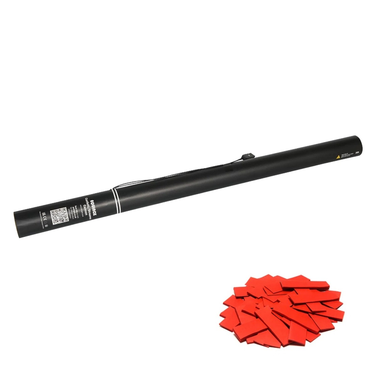 Click to view product details and reviews for 80cm Electric Confetti Cannon Red.