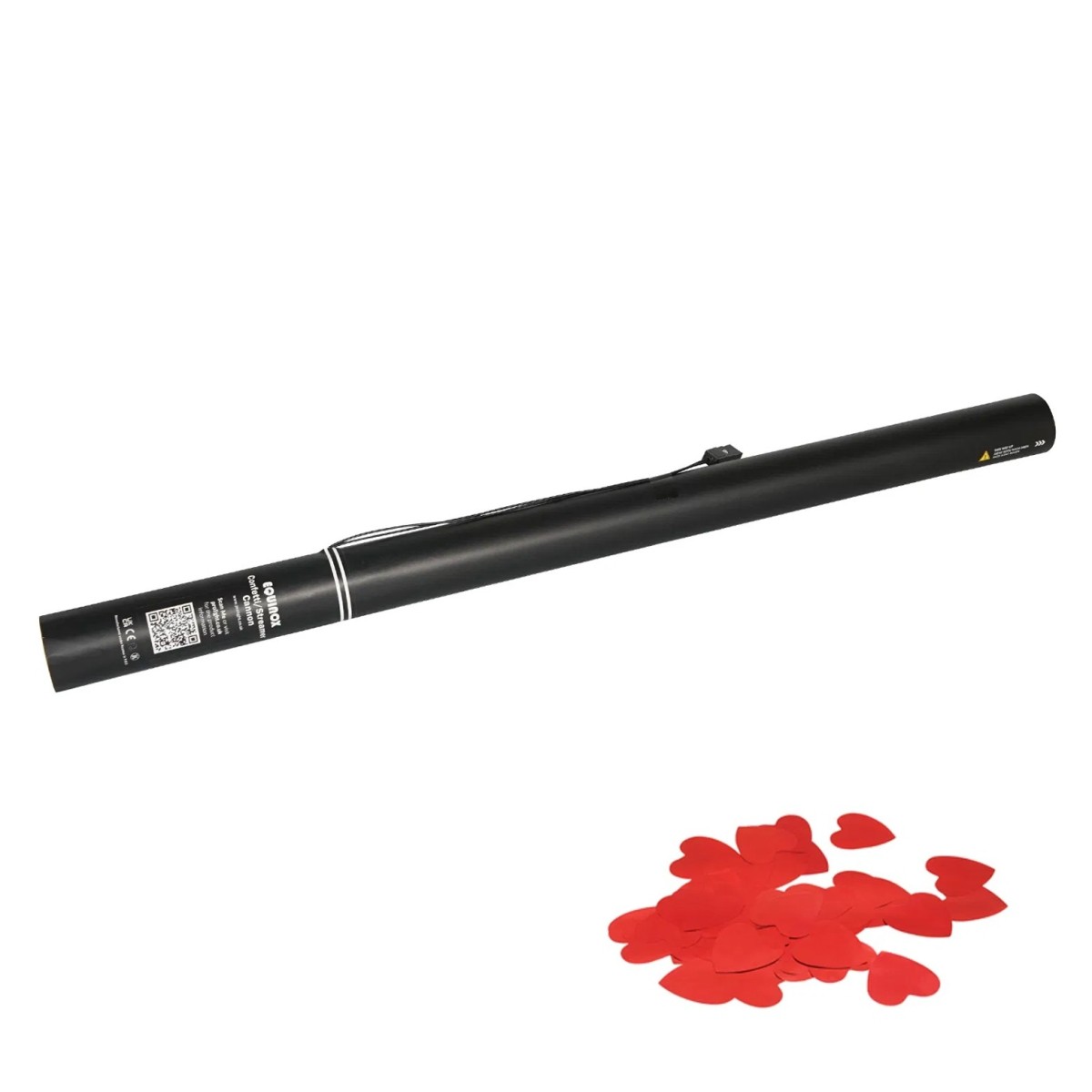 Click to view product details and reviews for 80cm Electric Confetti Cannon Red Hearts.