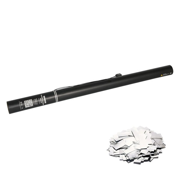 Magic FX 80cm Electric Confetti Cannon, Metallic Silver