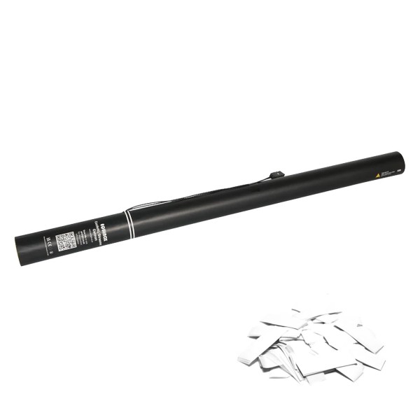 Magic FX 80cm Electric Confetti Cannon, White