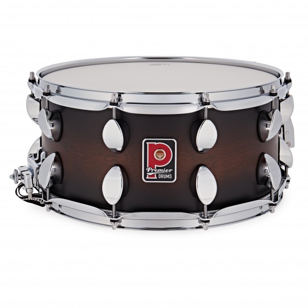 Premier Elite 14" x 6.5" Snare Drum, Walnut Satin Burst