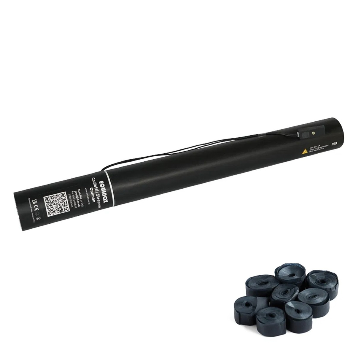 Click to view product details and reviews for 50cm Electric Streamer Cannon Black.