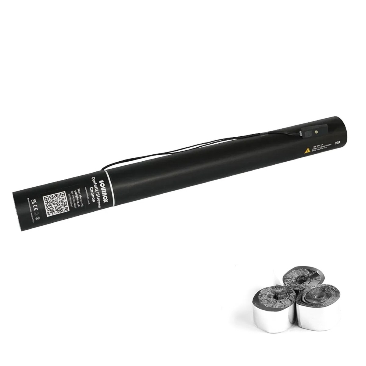 Click to view product details and reviews for 50cm Electric Streamer Cannon Metallic Silver.