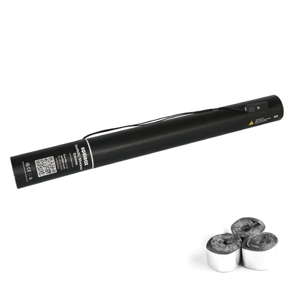 Magic FX 50cm Electric Streamer Cannon, Metallic Silver