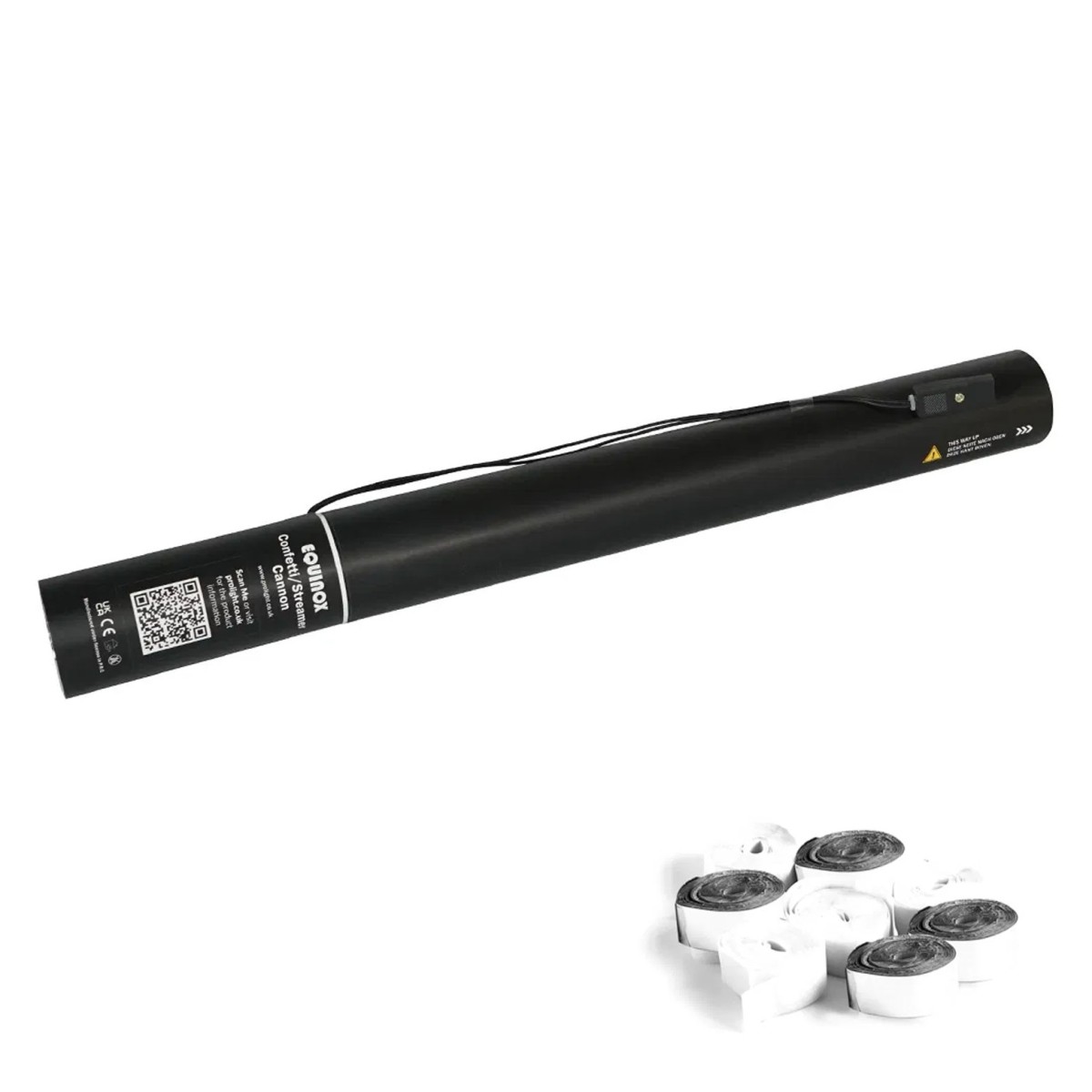 Click to view product details and reviews for 50cm Electric Streamer Cannon White.