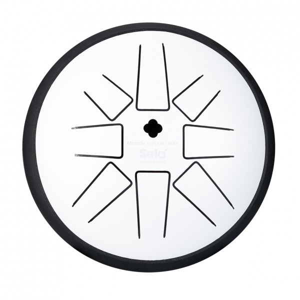 Sela Melody Tongue Drum 6“ G Minor, White