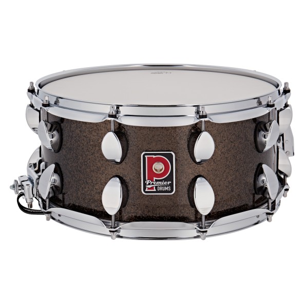 Premier Elite 14" x 6.5" Snare Drum, Gunmetal Sparkle