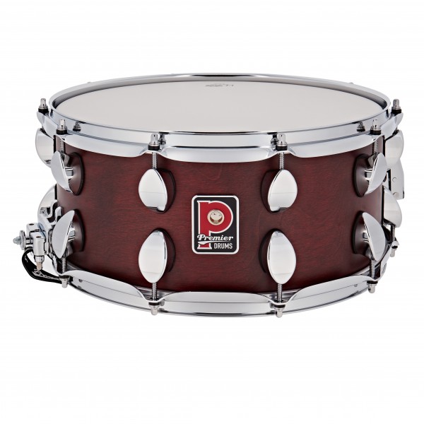 Premier Elite 14" x 6.5" Snare Drum, Rosewood Satin