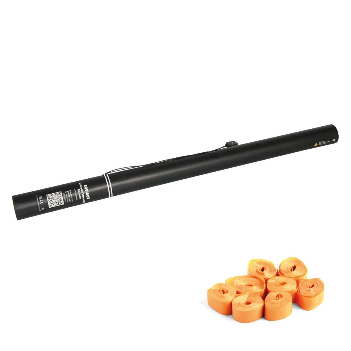 Click to view product details and reviews for 80cm Electric Streamer Cannon Orange.