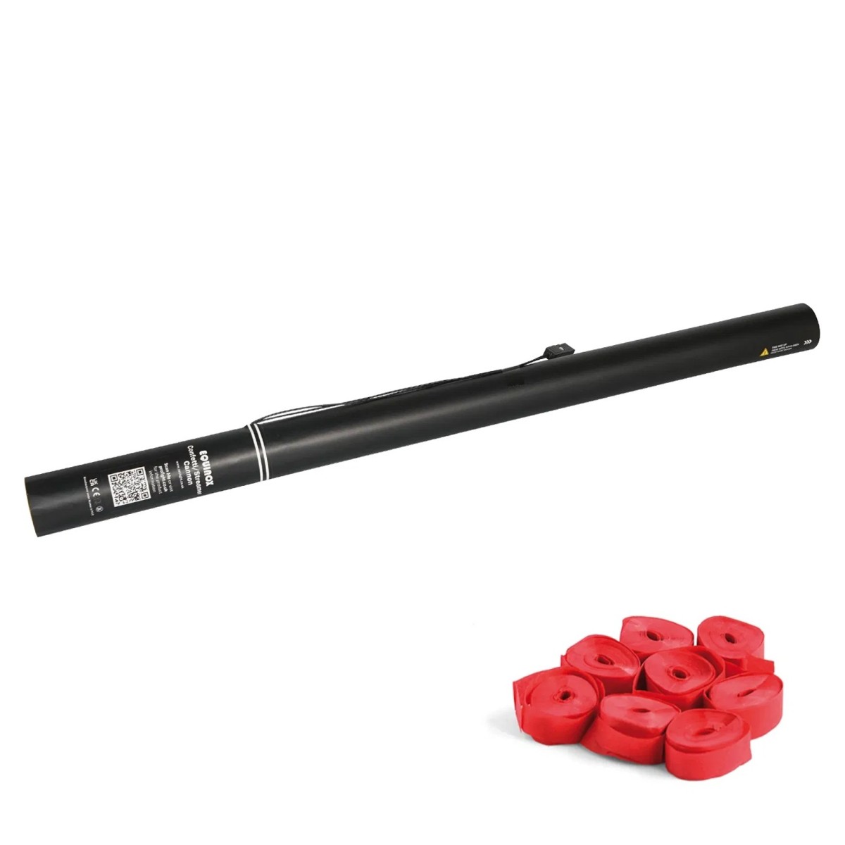 Click to view product details and reviews for 80cm Electric Streamer Cannon Red.