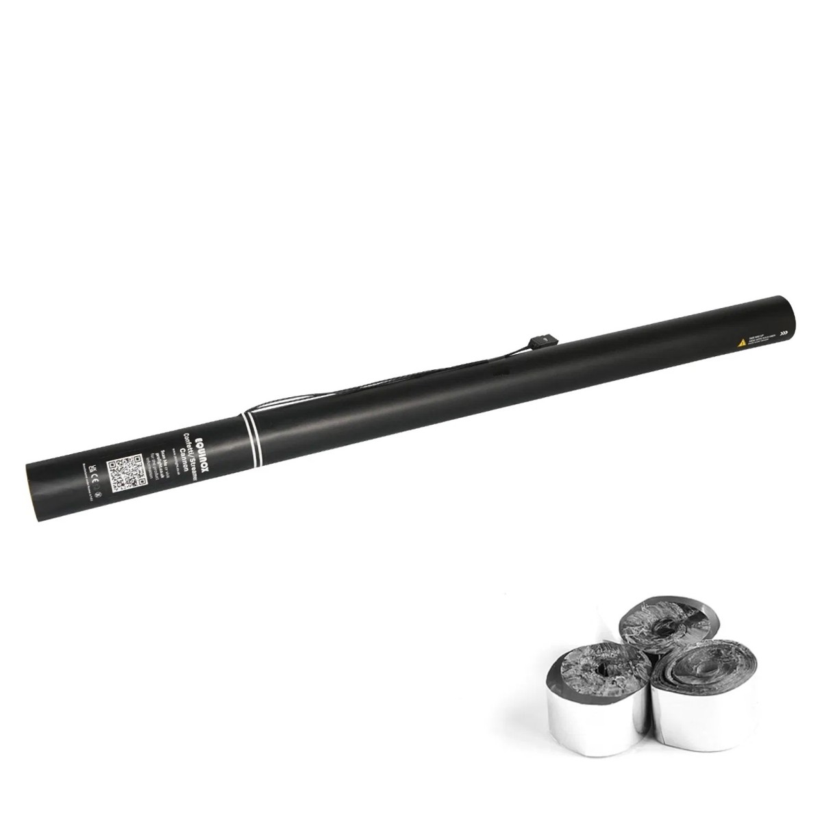 Click to view product details and reviews for 80cm Electric Streamer Cannon Metallic Silver.