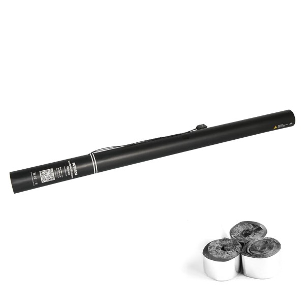 80cm Electric Streamer Cannon, Metallic Silver