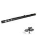 80cm Electric Streamer Cannon, Metallic Silver