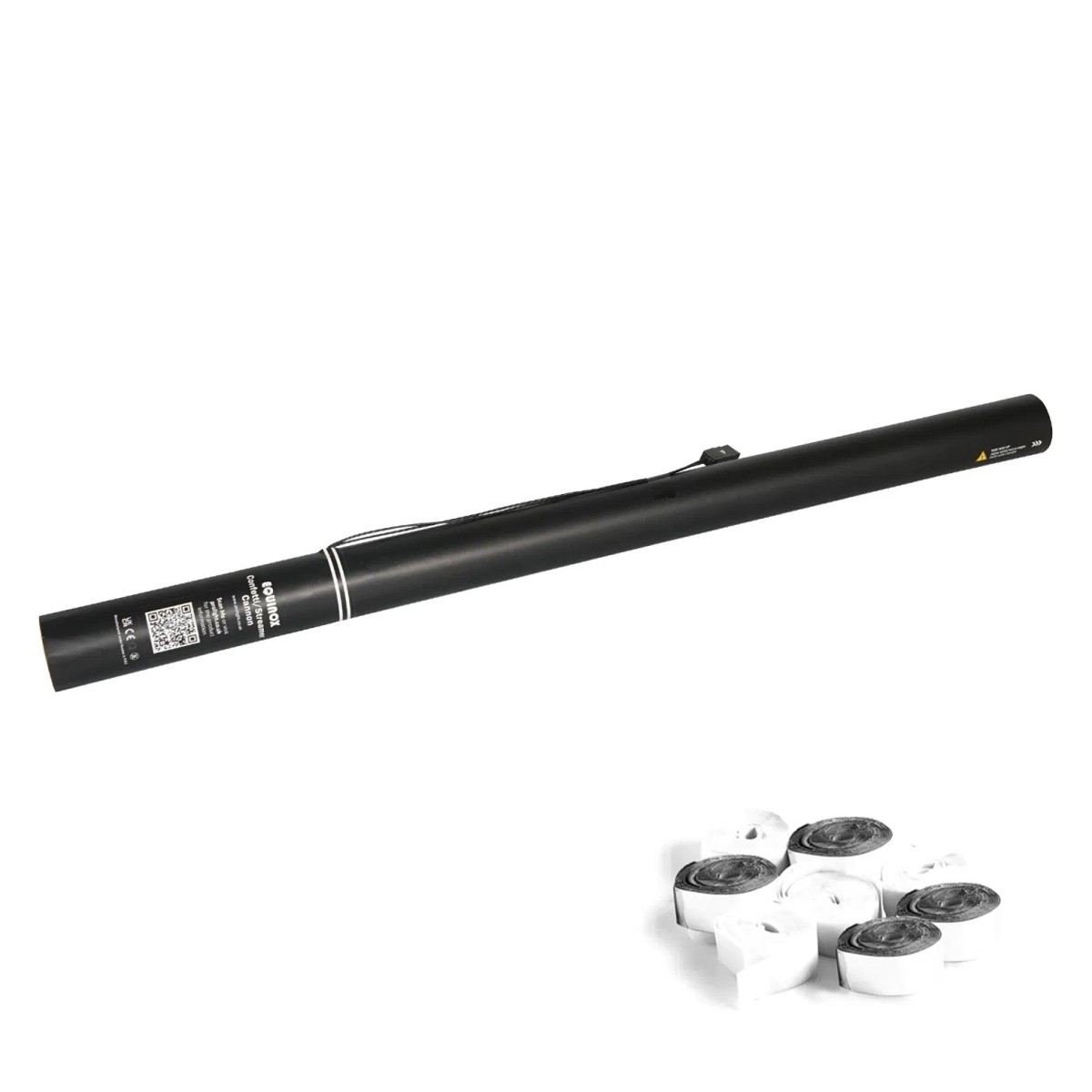 Click to view product details and reviews for 80cm Electric Streamer Cannon White Silver.