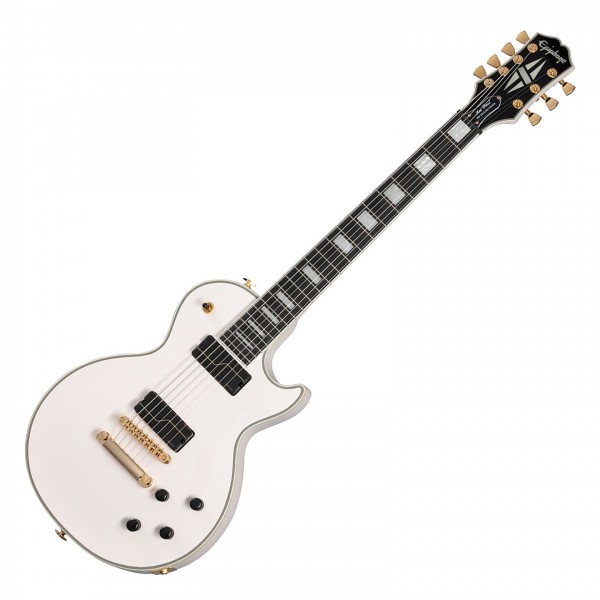 Epiphone Matt Heafy Origins Les Paul Custom 7-String, Bone White