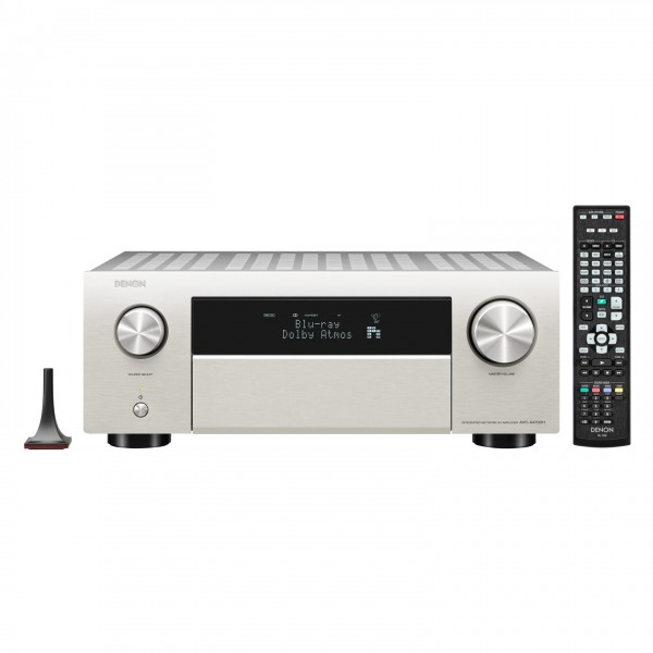 Denon AVC-X4700H 9.2 Channel AV Receiver, with remote control and calibration microphone