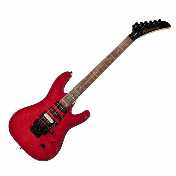 Kramer Striker Figured HSS FR, Transparent Red