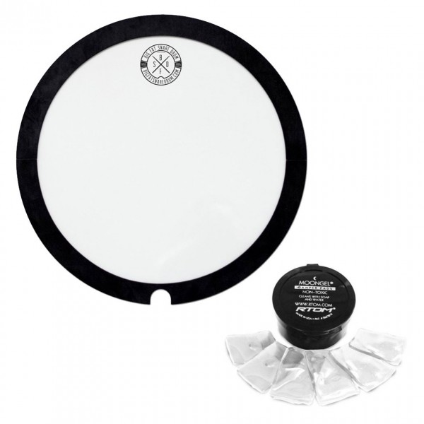 Big Fat Snare Drum 'The Original' 12'' Dampening Pad, Moongel Bundle
