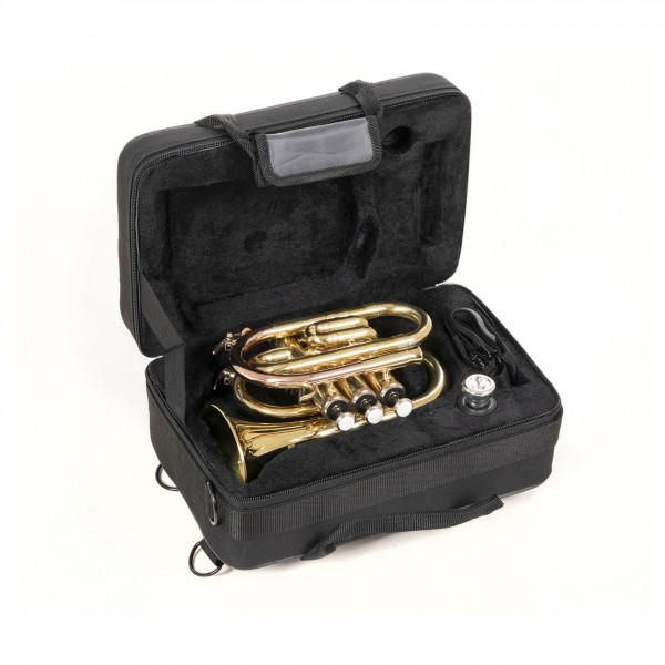 Roy Benson PT101K Pocket Trumpet In Case