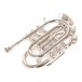 Roy Benson PT101S Pocket Trumpet, Silver Side