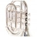 Roy Benson PT101S Pocket Trumpet, Silver Valves