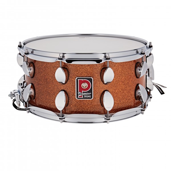Premier Elite 14" x 6.5" Snare Drum, Copper Sparkle