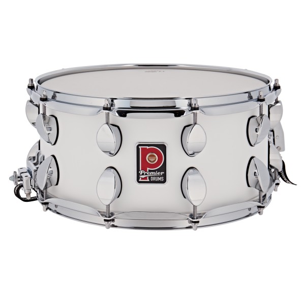 Premier Elite 14 x 6.5 Snare Drum, White