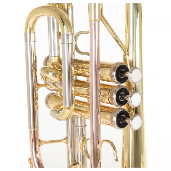 Roy Benson CR202 Bb Cornet, Lacquer Valves
