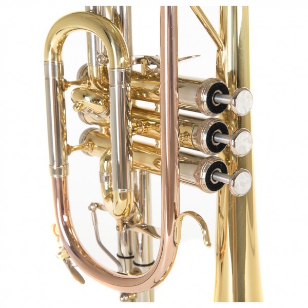 Roy Benson CR302 Bb Cornet, Lacquer Pistons