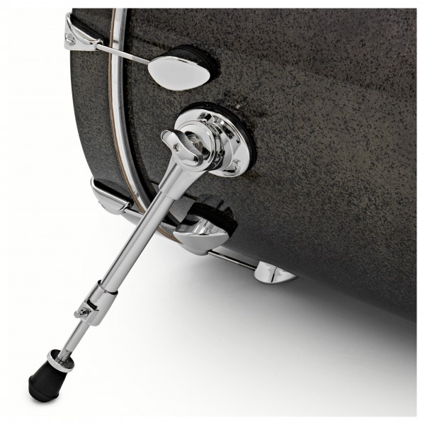 Premier Elite 24" x 14" Bass Drum, Gunmetal Sparkle