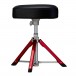 Pearl Roadster Drum Throne, Trilateral Seat w/Red Gas Lift Base - Behind