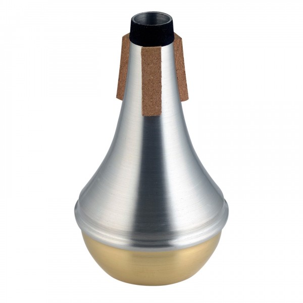 Stagg Straight Trumpet Mute, Brass Bottom