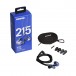 Shure SE215 Sound Isolating Earphones, Purple - With Packaging
