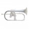 Roy Benson FH302 Flugel Horn, Silver Plated