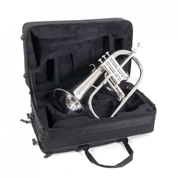 Roy Benson FH302 Flugel Horn, Silver Plated In Case