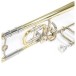 Roy Benson TT220 Bb/C Trombone for Children Angle