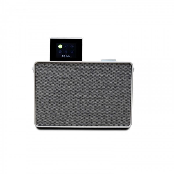 Pure Evoke Play Versatile Music System In Cotton White Front View