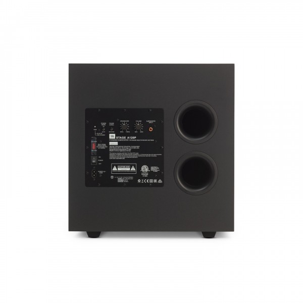 DISC JBL Stage A120P Subwoofer, Black at AV.com