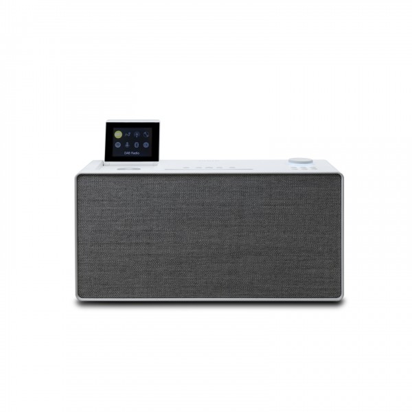 Pure Evoke Home All-In-One Music System, Cotton White Front View