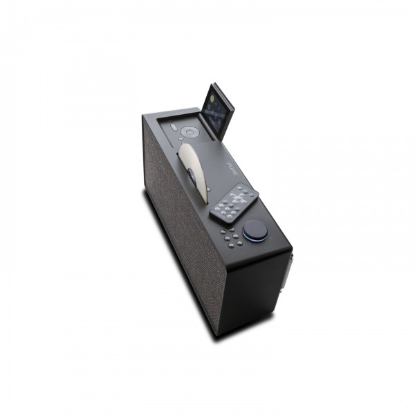 Pure Evoke Home All-In-One Music System, Coffee Black Top View