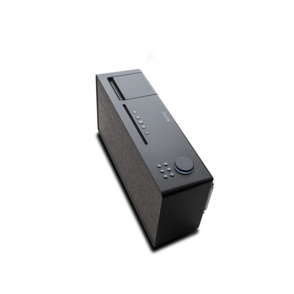 Pure Evoke Home All-In-One Music System, Coffee Black Top View Without Display