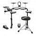 VISIONDRUM Electronic Drum Kit with Stool and Headphones