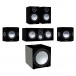 Monitor Audio Silver 50 7G 5.1 Speaker Package, Gloss Black