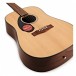Fender CD-60S Left Handed Acoustic, Natural & Padded Gig Bag Bundle body
