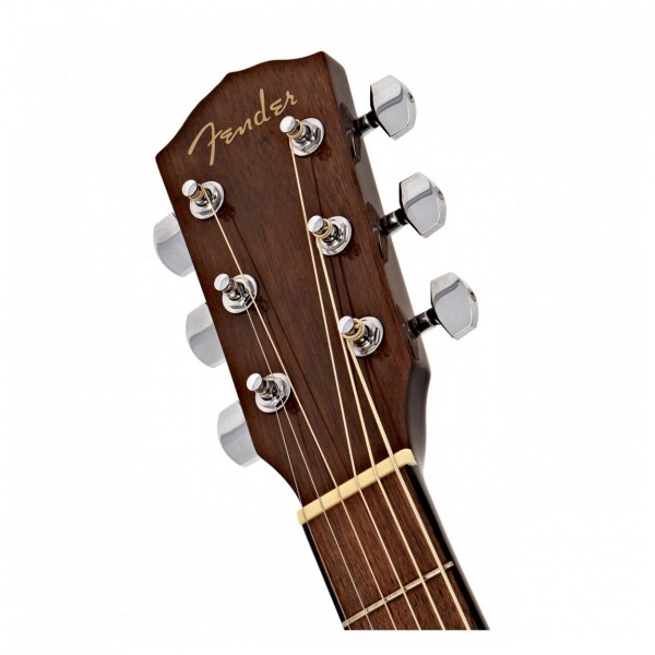 Fender CD-60S Left Handed Acoustic, Natural & Padded Gig Bag Bundle head