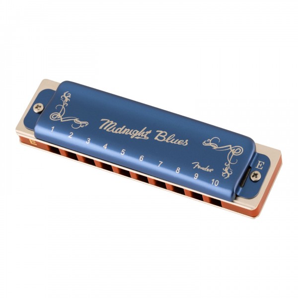Fender Midnight Blues Harmonica, Key of E Main